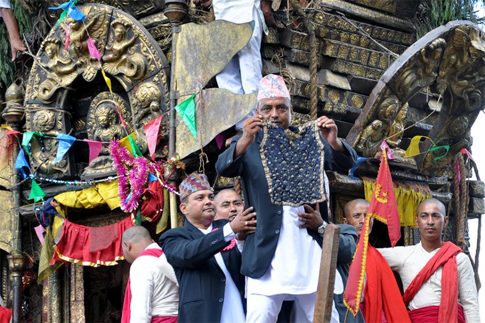 Bhoto Jatra (chariot festival) in Nepal